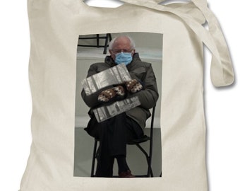 Taylor Swift 1989 Bernie Sanders Meme Tote Bag
