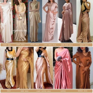 Party wear satin sarees cheap