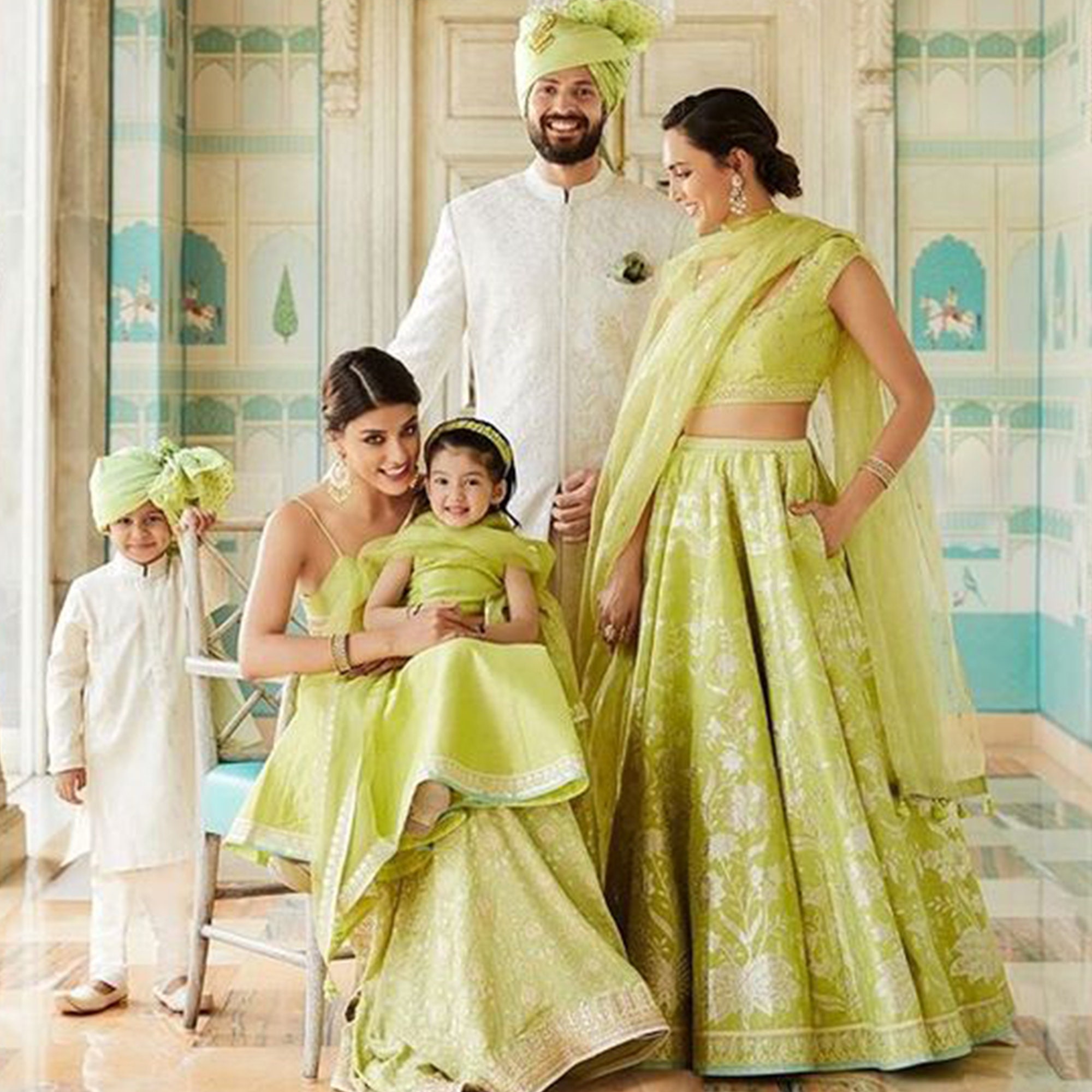 Family Matching Dress Set Mother Daughter Father Son Twinning Dress  IBFJSD134BG Traditional Family Matching Dress for Birthday Theme   iBuyFromIndia