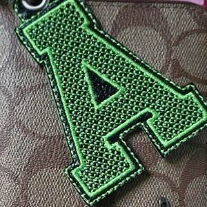 Personalized Letter Keychain or Bag Tag
