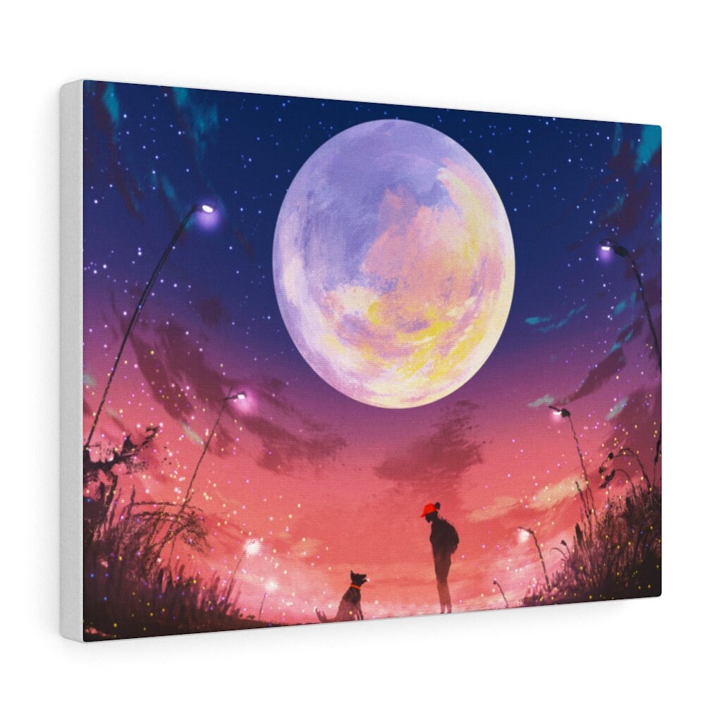 Mans Best Friend Painting canvas Etsy