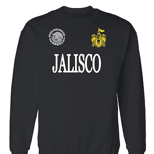Jalisco Black Sweater Cotton Blend / Men / Hombre / Unisex /la Patria / Orgullo Mexicano / Hoodies / Sinaloa / Jalisco / Michoacan /Mexico