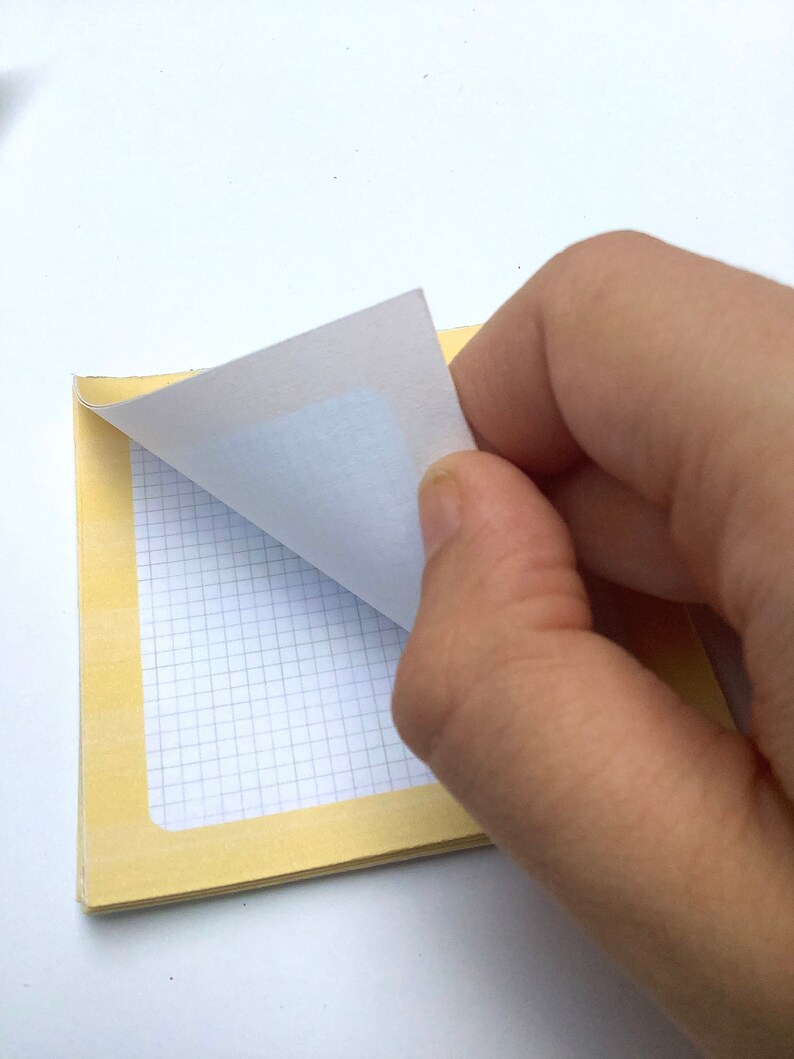Yellow Memo Padmemo Padyellow Pad Etsy