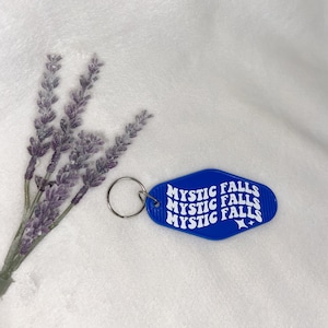 Mystic Falls keychain, Mystic Falls, Mystic Falls motel keychain, Salvatore brothers keychain, Salvatore brothers, Salvatore 1864, vervain
