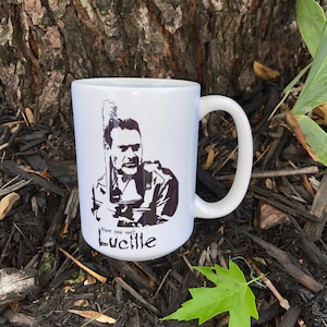 Negan, Negan mug, Lucille, Lucille mug, Negan and Lucille, Negan bat, have you met Lucille, Negan jacket
