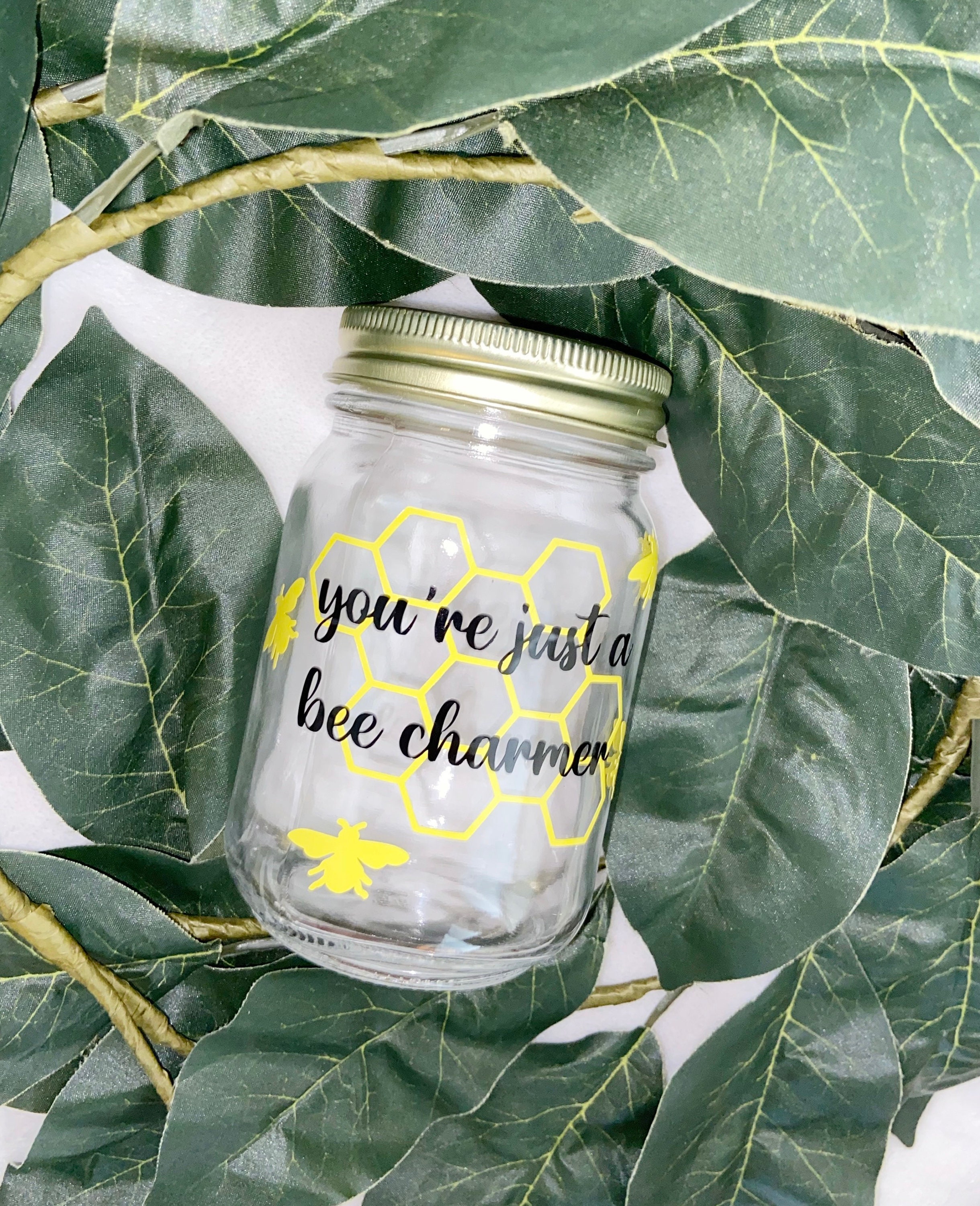 Bee charmer jar, Idgie Threadgood, Towanda, Bee Charmer mason jar, you are just a bee charmer, Ruth Jamison, Idgie and Ruth