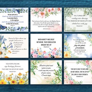 DIGITAL Printable Bible Verses Scriptures about Joy - Digital Collage Sheet - Digital Paper Download