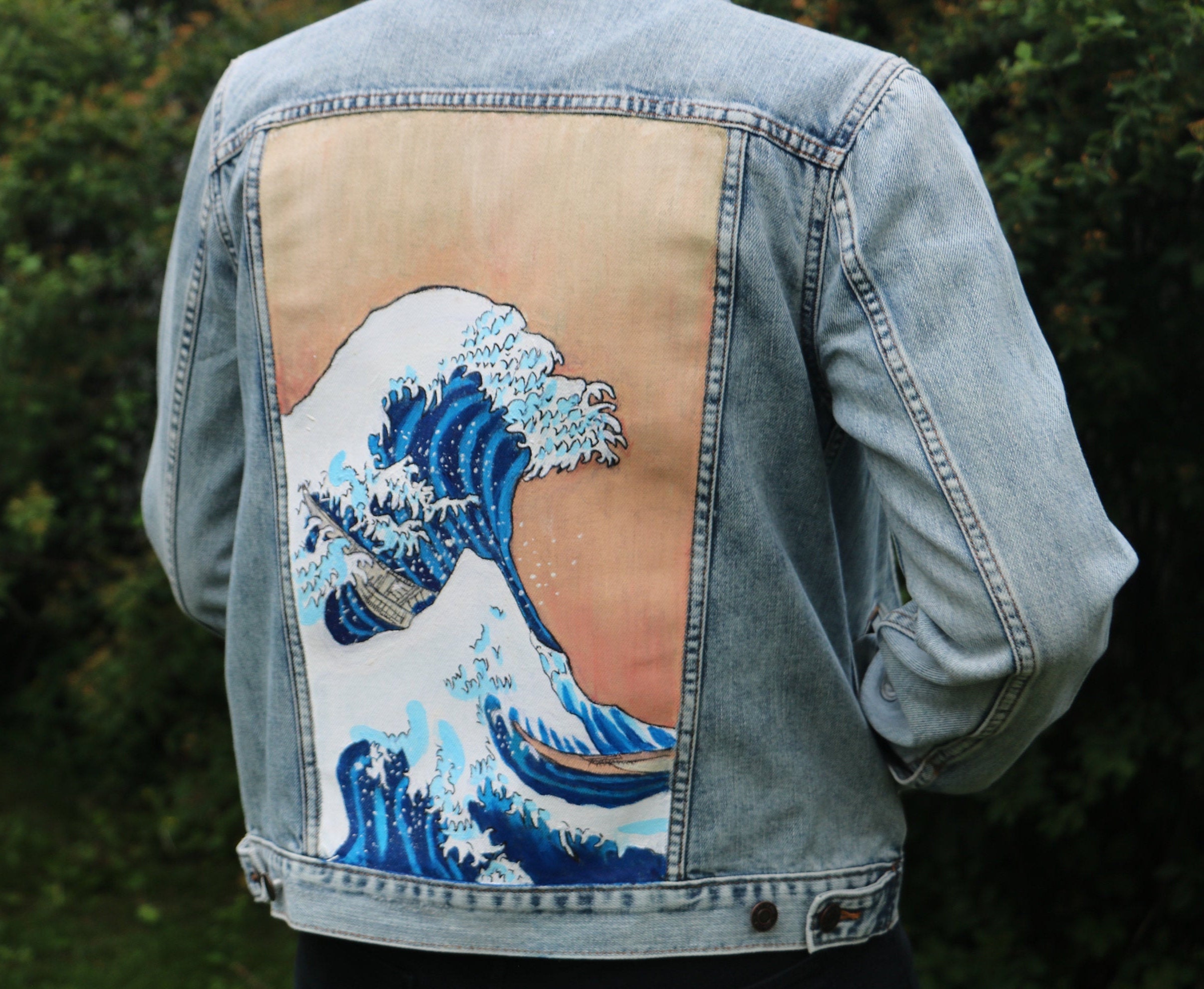 Ocean Waves Anime Jacket