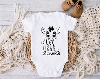 Hitos mensuales del bebé, Hito del bebé, Conjunto de babygrow, Personalizado, Unisex, Baby Shower, Anuncio del bebé, Cumpleaños del bebé