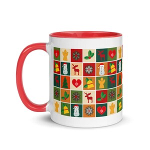 Kubek z motywem świątecznym - xmas - święta - święty Mikołaj - święta - pora roku - zima - idealny prezent