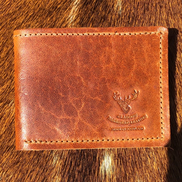 Schottische Deerskin Leder Brieftasche