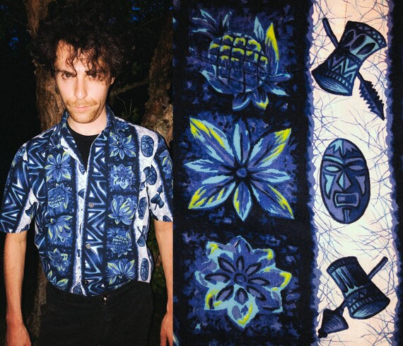Donate to BLM!! VINTAGE 80s Hawaiian Shirt Classic