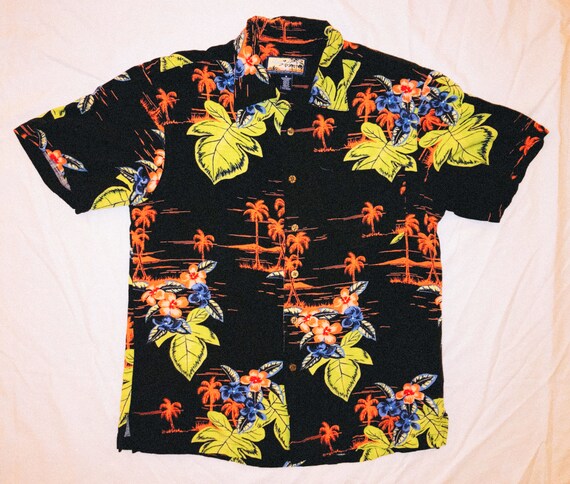 Donate to BLM!! VINTAGE 90s Havana Jack's Hawaiia… - image 3