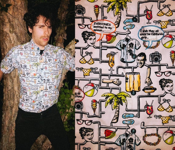 Donate to BLM!! Robert Graham Hawaiian Shirt Palm