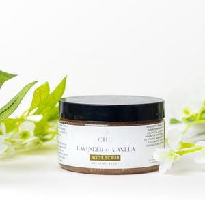Nourishing Sugar Body Scrub: Shea Butter & Coconut Oil - 4 oz