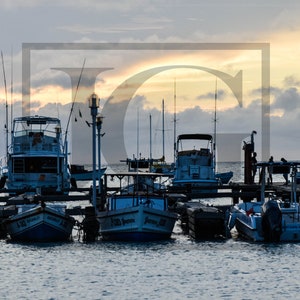 Boats at the dock during Sunset(Note: these are digital downloads of photos, not an actual physical product, therefore no refunds)