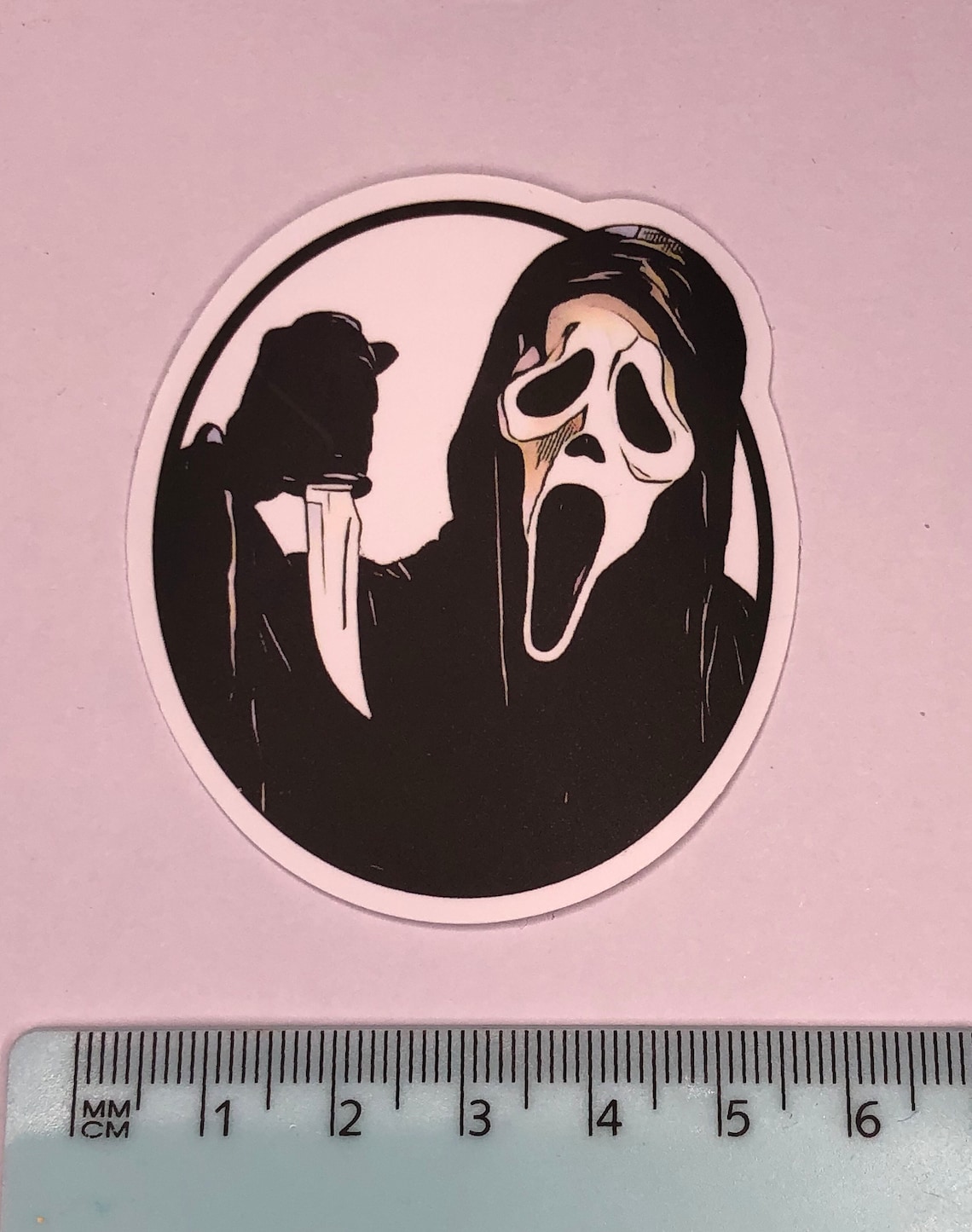 Horror Movie Character Vinyl Sticker Etsy