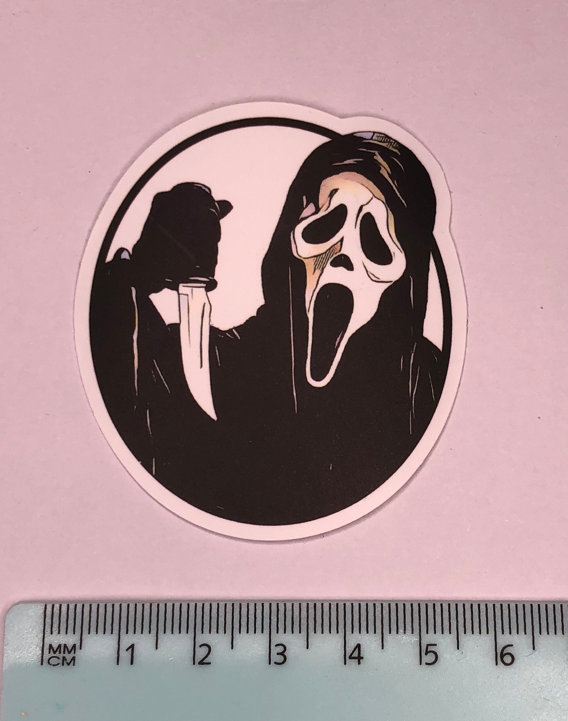 Horror Movie Character Vinyl Sticker Etsy