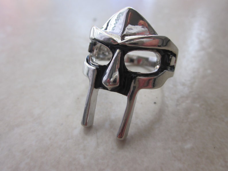 MF DOOM Ring, gladiator mask ring 