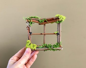 Fairy Garden Window - Miniature Window - Fairy Garden Accessories - Window for Fairy Tree - Fairy Window - Fairy Treehouse