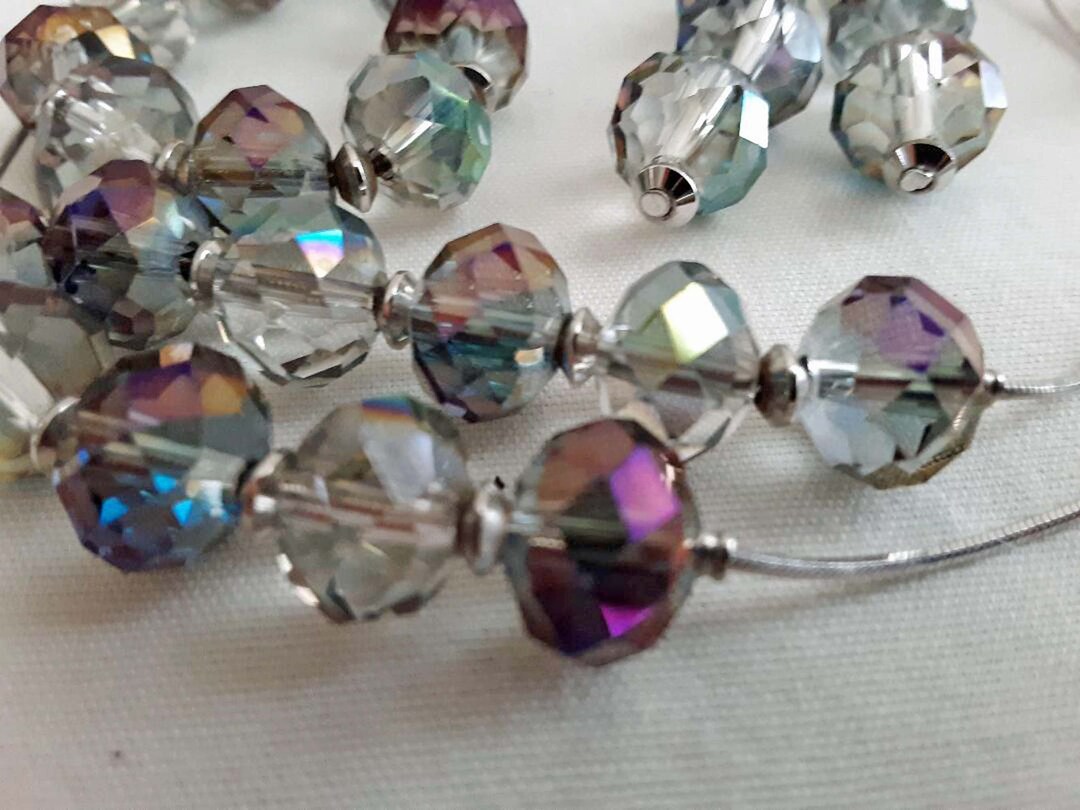 Vintage Fifth Avenue Jewelry Set Crystal Earrings and Necklace Etsy