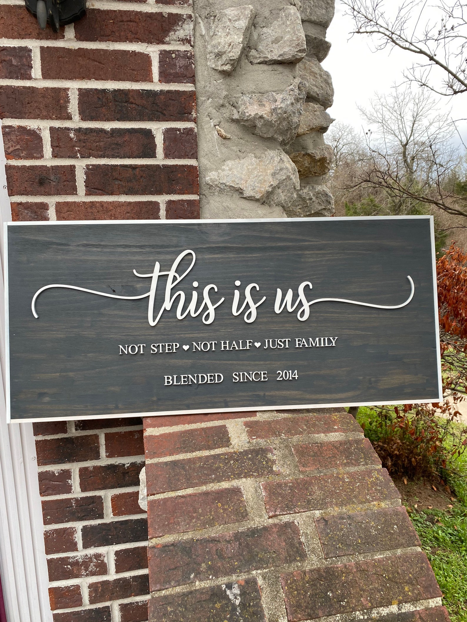 This is us sign. 60x20 Etsy