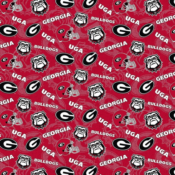 University of Georgia  Cotton College Fabric by the yard