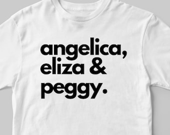 Bébé Angelica, Eliza et Peggy Kid Shirt | Hamilton Broadway Show | T-shirt musical de Hamilton | Tee-shirt pour bébé