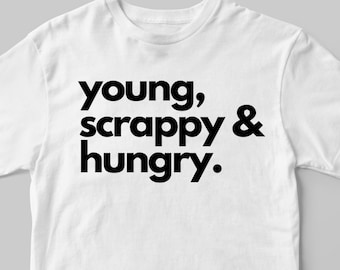 Infant Young, Scrappy & Hungry Kid Shirt | Hamilton Broadway Show | Hamilton Musical Tshirt | Infant Fine Jersey Tee