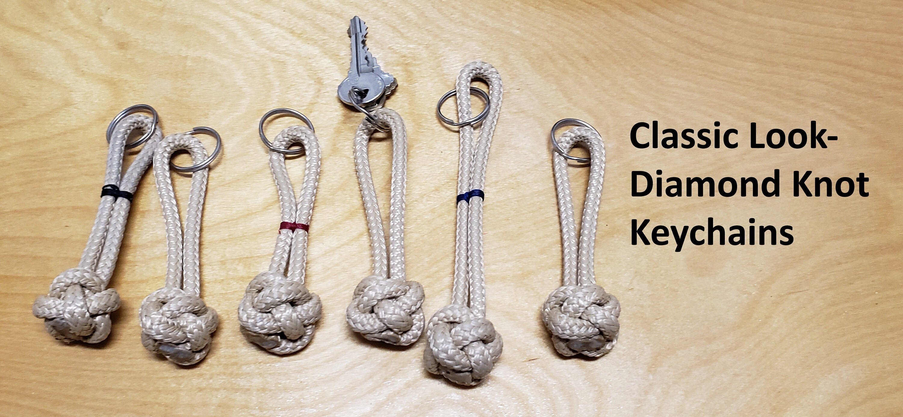 Classic look Diamond knot key chain Etsy