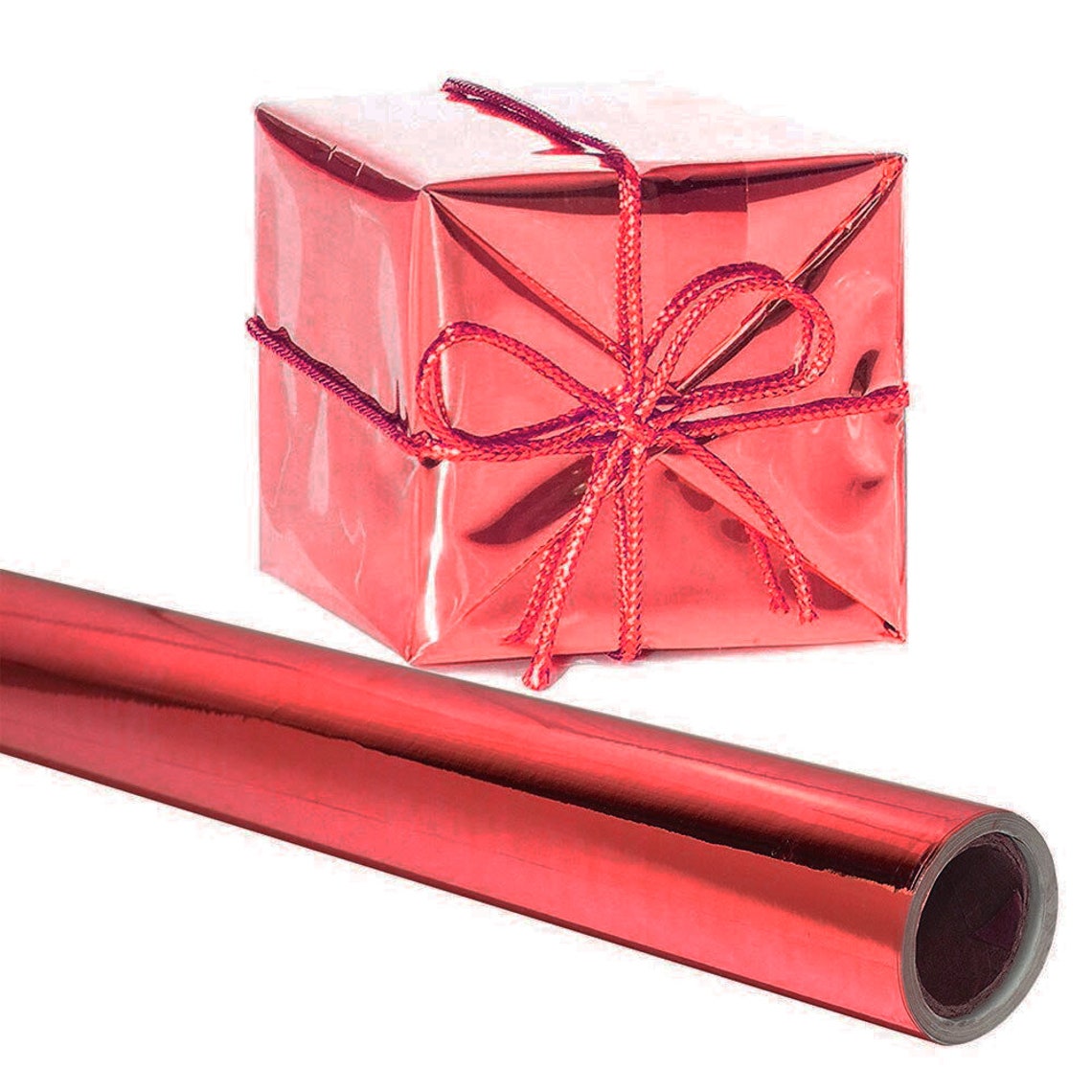 PACK OF 4 Luxury RED Metallic Foil Gift Wrapping Paper Etsy
