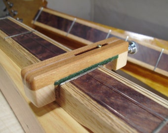 Capo for the Appalachian mountain lap Dulcimer Cherry, Maple W/Maple stripe