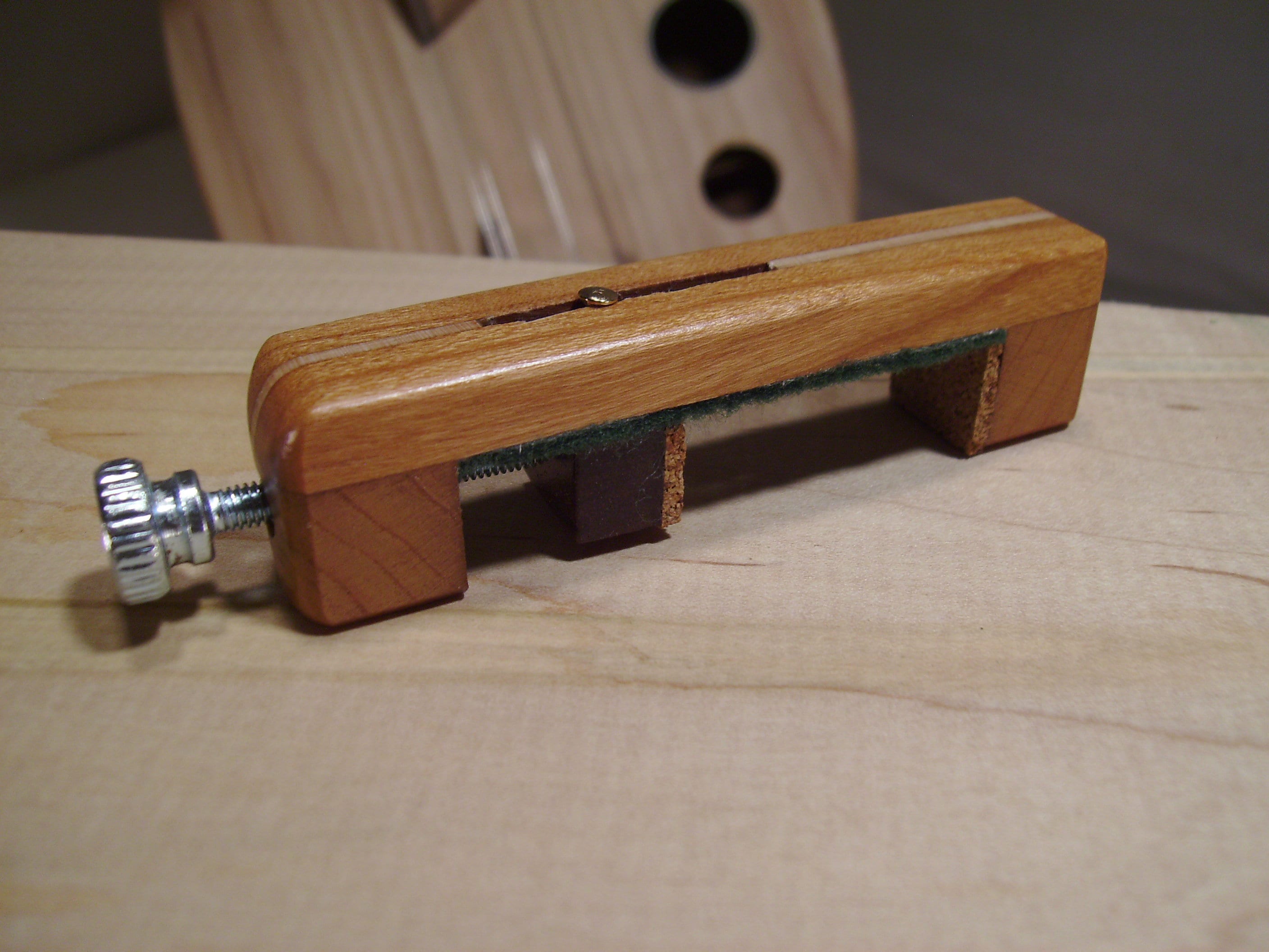 Dulcimer Capo hecho de hermosa madera de cerezo. Para 2345. Etsy