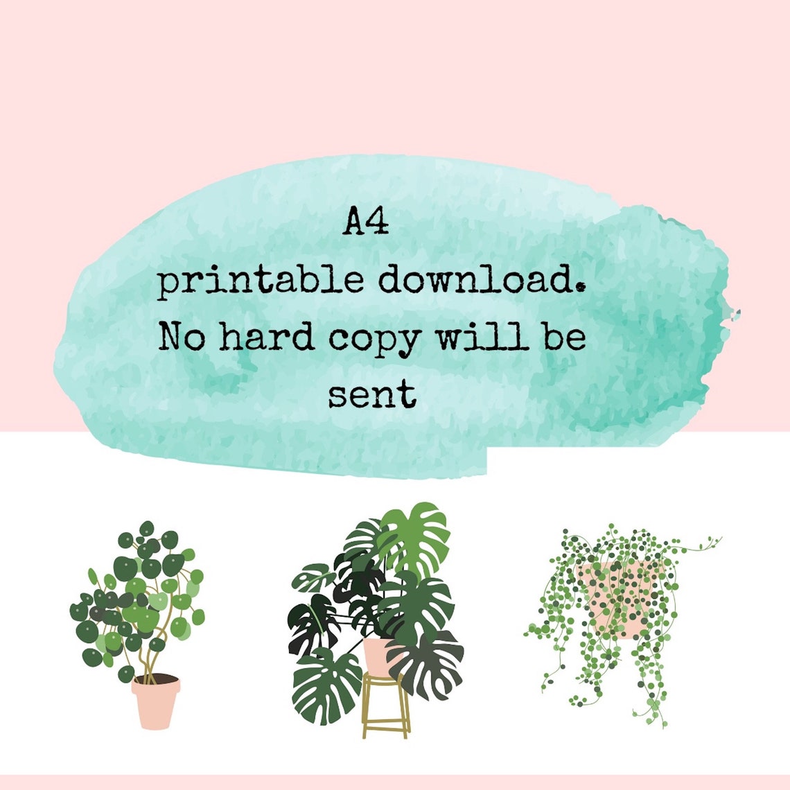 Digital Download Plant Tags Printable Plant Care Tags House Etsy