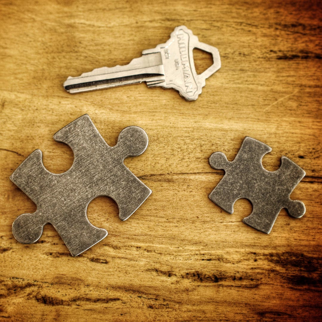 Talus Titanium Talus - Titanium EDC Jigsaw Puzzle Piece by Titan Talon Tool Co. - Etsy