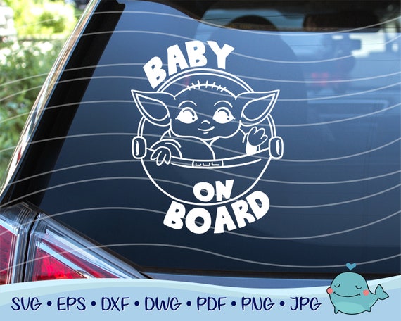 Download Baby On Board Onesies Svg Car Decal Svg Instant Download Etsy
