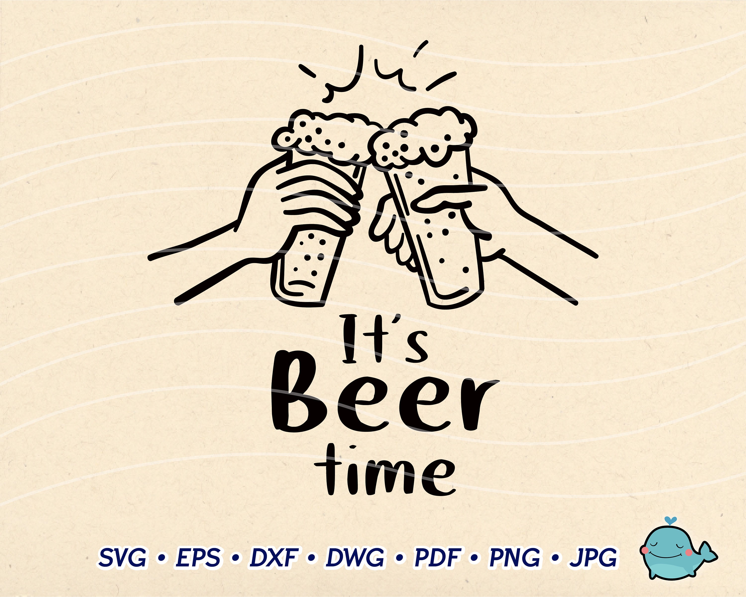 It is Beer time SVG Cut File / Car Decal SVG / Instant Etsy