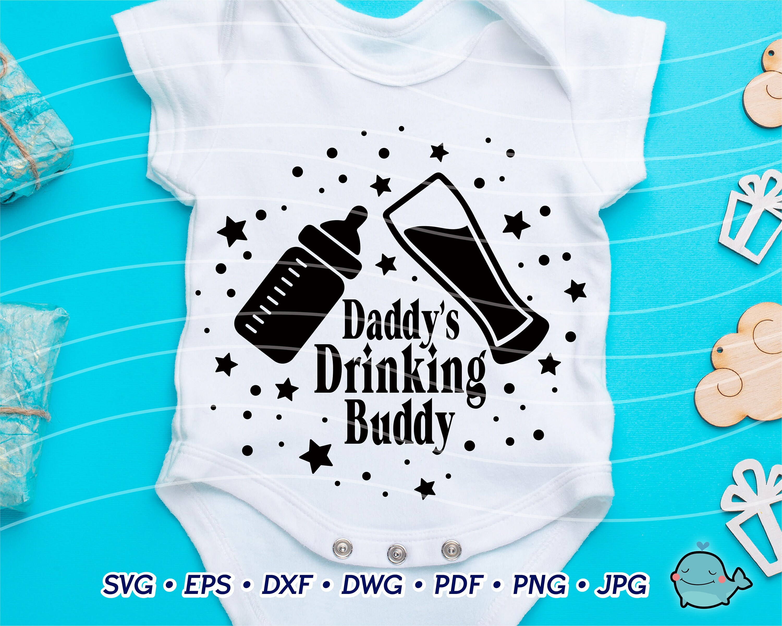 Free Free 143 Daddy&#039;s Drinking Buddy Svg SVG PNG EPS DXF File