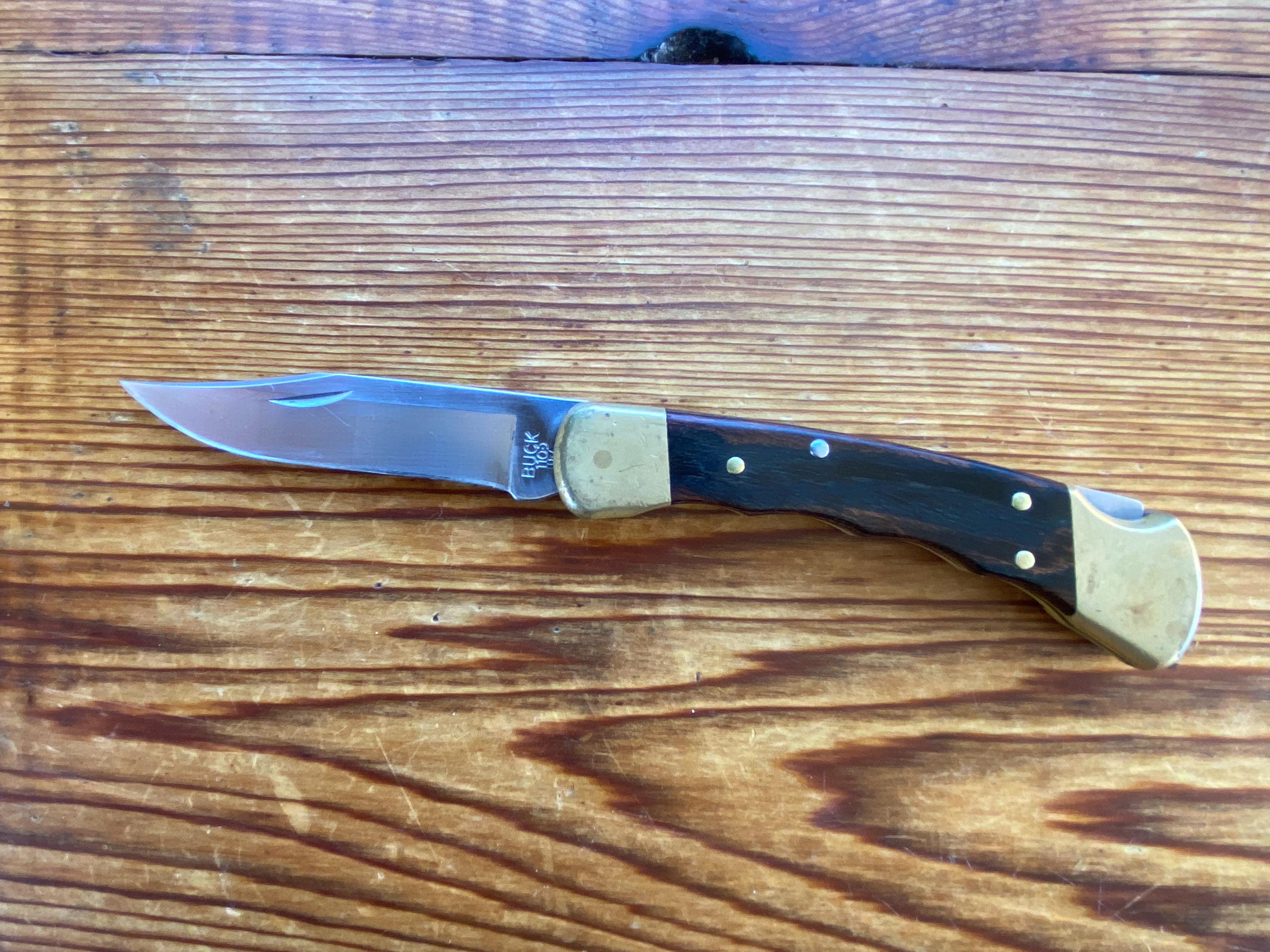 ○VINTAGE KNIFE ちっさく BUCK 108Y2 (4116 yh)