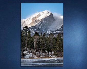 Rocky Mountain National Park, Art Print, Colorado Winter, Sprague Lake, Wall Art Prints, Winter Art, Poster Art, Bear Lake, Poster Print