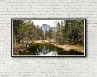 Yosemite National Park, Panoramic Art, Art Prints, 1 piece, Wall Art, Half Dome, Poster, Premium, Nature Art, Wide Pano,  Art,