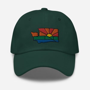 Washington State Embroidered Dad hat (PNW Appreciation)