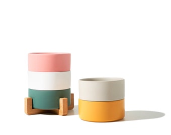 wooden stacking bowls