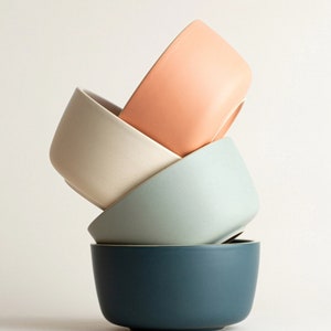 The Matte Ceramic Bowls | Hand-Finished Ceramics | Dinnerware | Modern Bowl | Scandinavian Design | Tableware | Ceramic Bowls