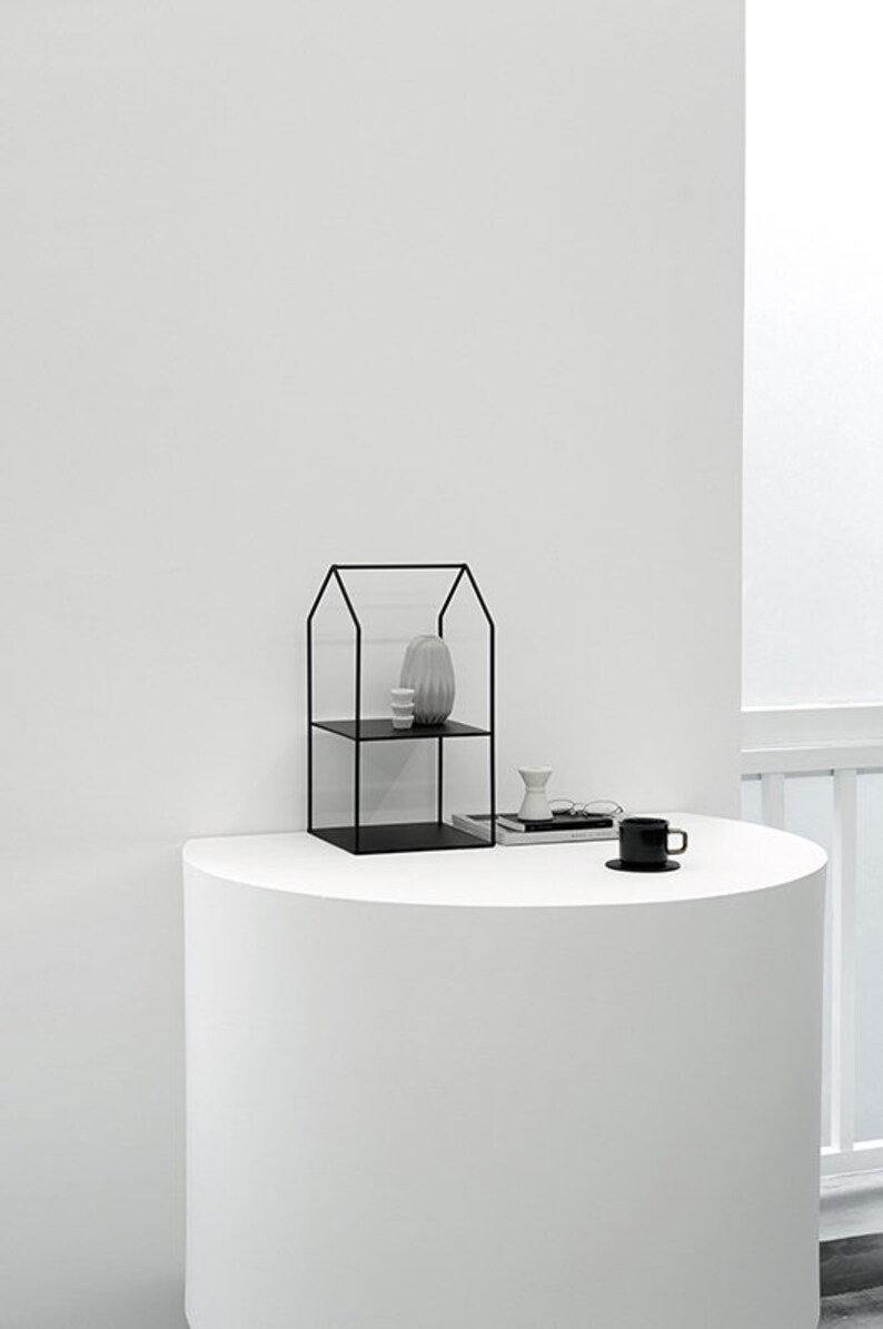HOME Mini Shelf Unit Two Level Shelf Small Shelf Table Etsy