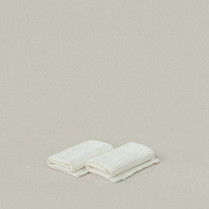 White Cotton Waffle Towel Set, Washcloths Hand & Bath Towels, Soft Quick Drying Towels, Waffle Weave Spa Towel Housewarming Gift image 5