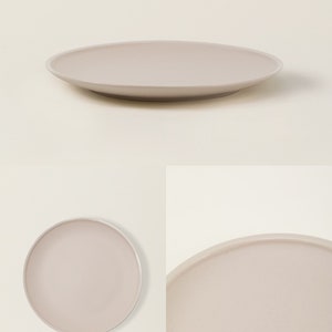 Ceramic Dinner Plate Set The Matte Ceramic Dinnerware Collection Hand-Finished Ceramics Dinnerware Set Scandinavian Design image 7