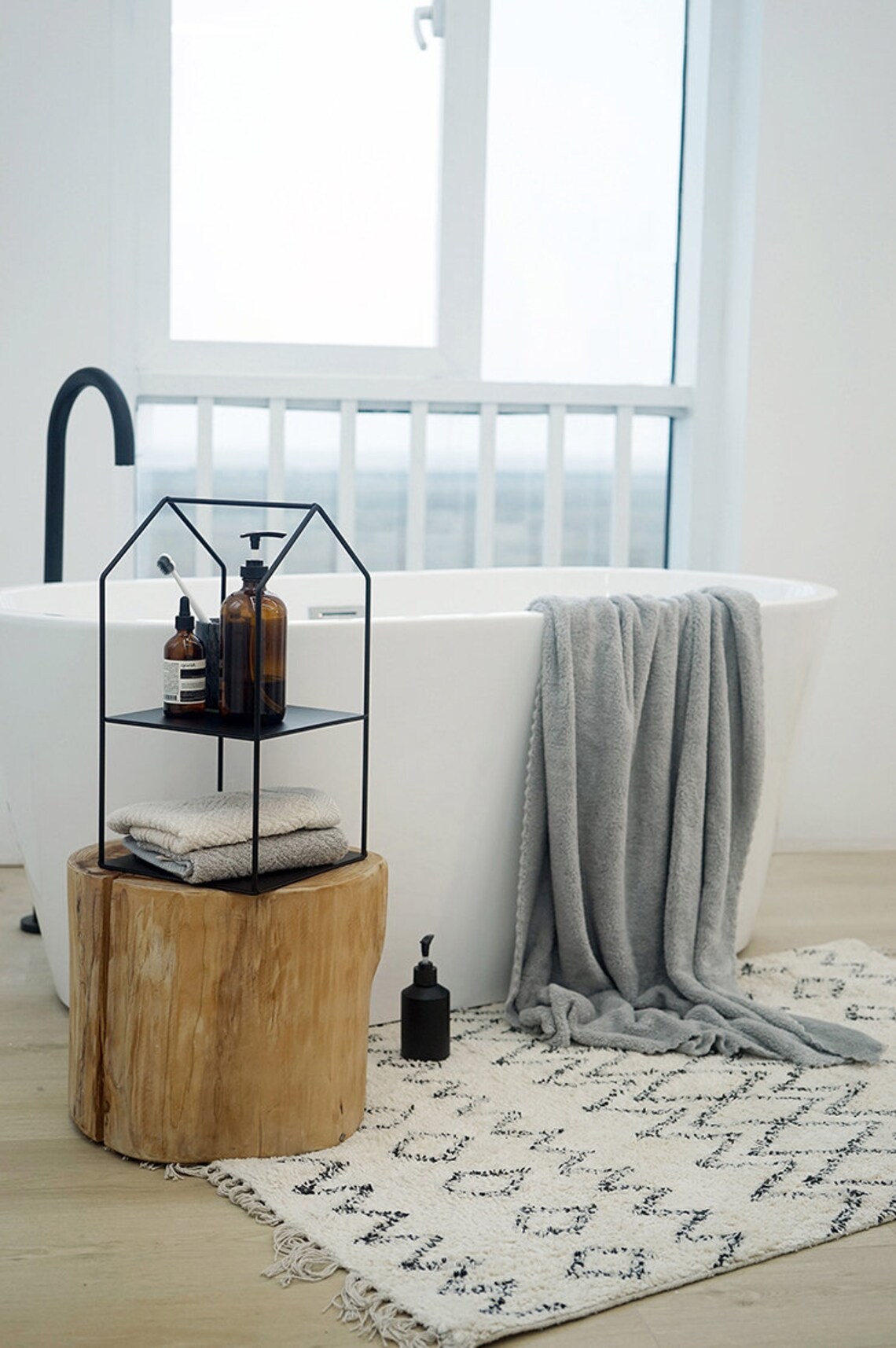 HOME Mini Shelf Unit Two Level Shelf Small Shelf Table Etsy