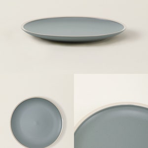 Ceramic Dinner Plate Set The Matte Ceramic Dinnerware Collection Hand-Finished Ceramics Dinnerware Set Scandinavian Design image 8