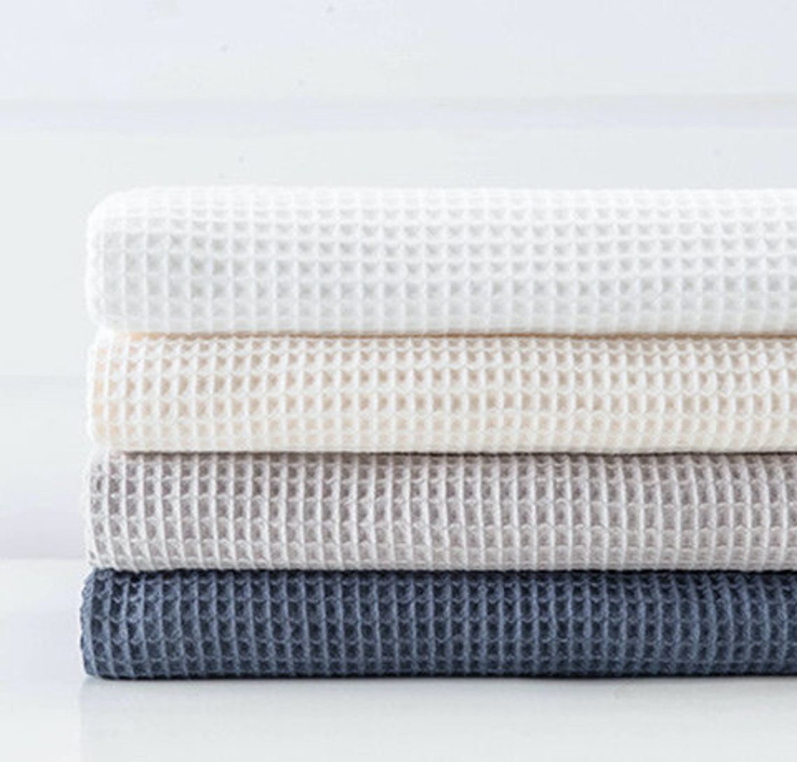 Waffle Hand & Bath Towels Waffle Fabric Hand Towel Bath Etsy